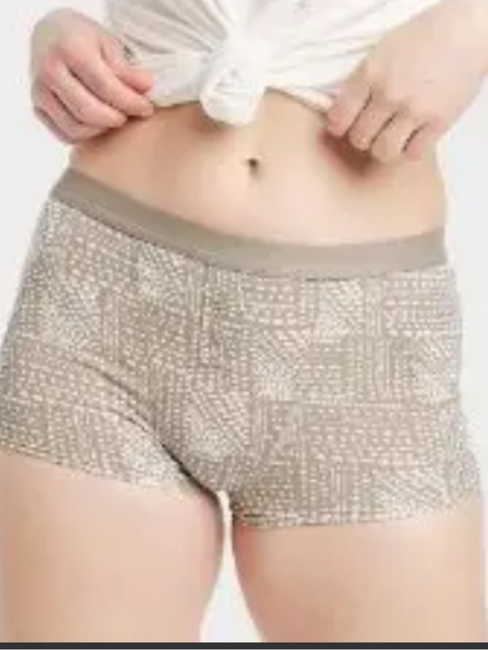 🆕 Auden Women’s Geomettic Patterned Boyshort - S NWT